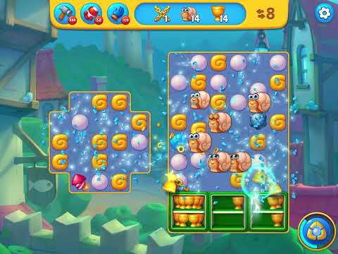 Fishdom level 7650 no boosters フィッシュダム ノーマル [Friend's]