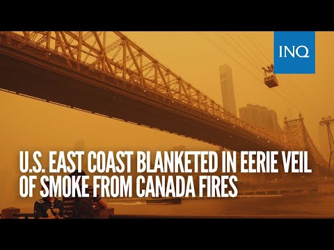 U.S. East Coast blanketed in eerie veil of smoke from Canada fires