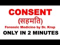 Consent | सहमति | Legal Procedures | Forensic Medicine | Dr Krup Vasavda  | FMT Video 7.