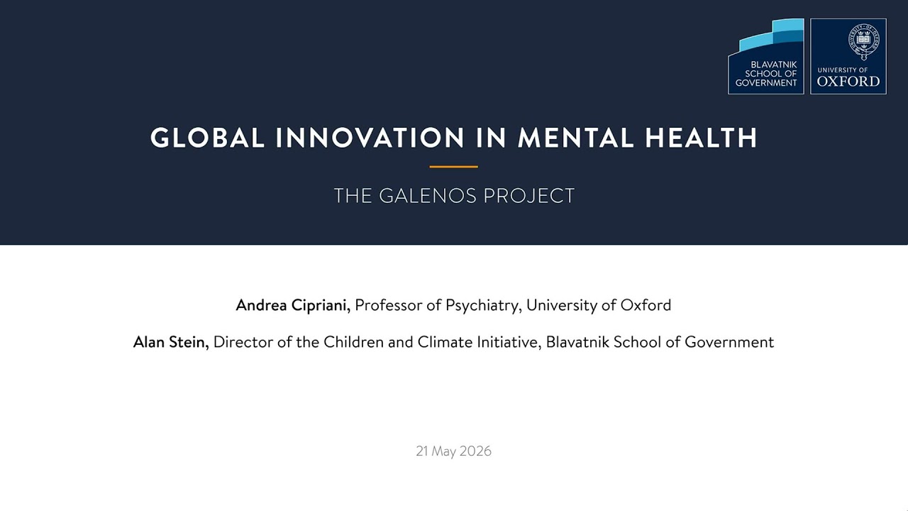 Global innovation in mental health: The GALENOS project