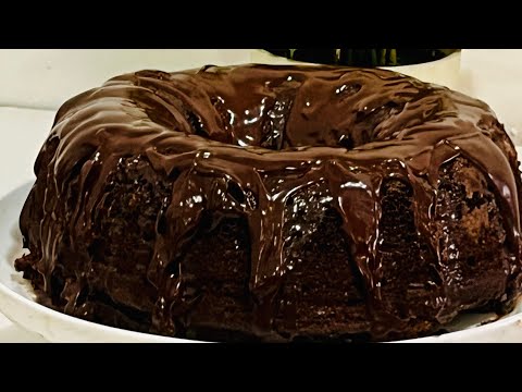 HOW TO MAKE EASY CHOCOLATE CAKE | Bundt cake | chocolate ganache | cake recipes