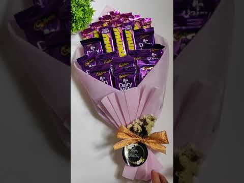 DIY chocolate bouquet || Chocolate Hamper || Chocolate bouquet || Homemade chocolate bouquet ||