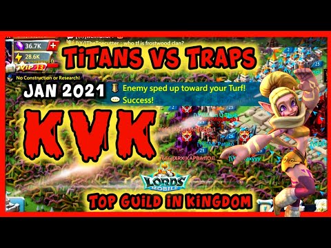 KvK JAN 2021 🔥- TOP GUILD IN THE KINGDOM \Y/ || Lords Mobile