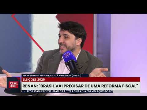 Entrevista com Renan Santos, pré-candidato à Presidência ao Jornal Gente