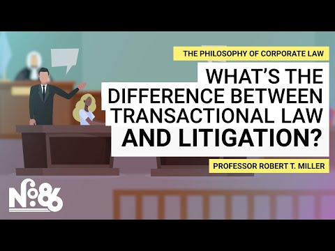 What is the Difference between Transactional Law and Litigation? [No. 86]