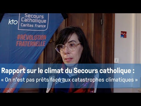 "La crise climatique vue par les personnes qui la vivent" - Rapport du Secours Catholique