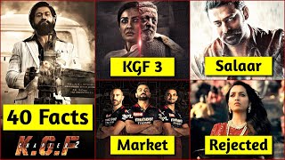 40 Unknown Facts About KGF Chapter 2 in Hindi |KGF 2 Box Office Collection KGF 3 Salaar Yash Prabhas