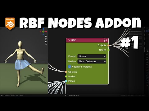 RBF Nodes addon #1: Addon Basics [Blender]