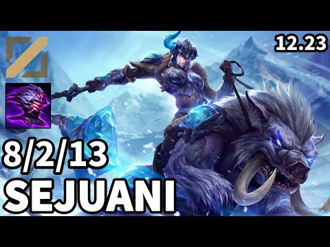 Sejuani Mid vs Ahri - KR Grandmaster | Patch 12.23