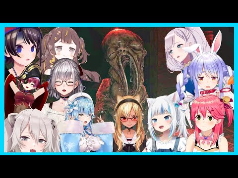 Hololive Reacts To The Giant Baby Monster From Resident Evil Village Compilation【ENG SUB】