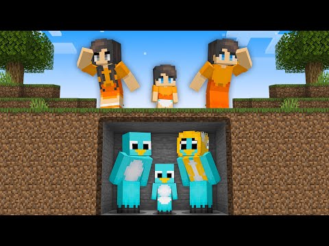 Minecraft NOOB vs PRO: FAMILY HIDE and SEEK BATTLE CHALLENGE