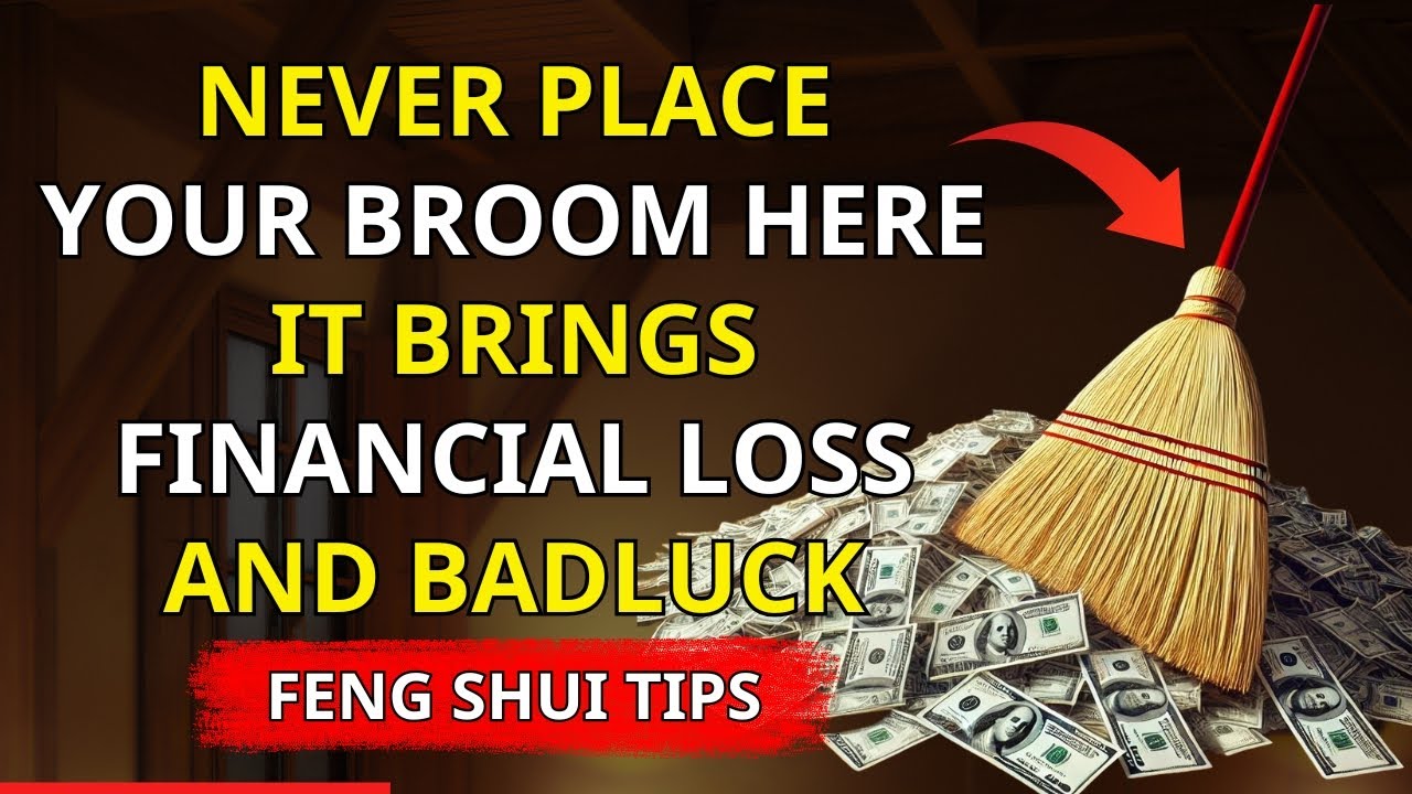 Never Place Your Broom Here – It Can Sweep Away Your Wealth & Luck| Feng Shui Tips
