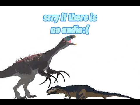 Therizinosaurus vs carnivore dinosaurs pt.1