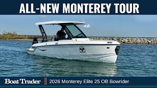 2026 Monterey Elite 25 OB Bowrider Walkthrough Boat Review