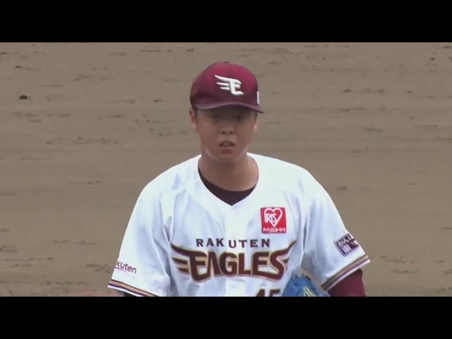 【ファーム】イーグルス・松井友飛 2者連続三振でピンチ脱出!! 2022年6月24日 東北楽天ゴールデンイーグルス 対 横浜DeNAベイスターズ