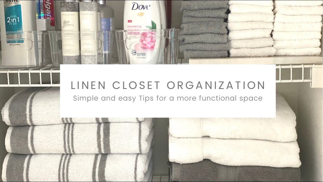 Simple Tips| Linen Closet Organization|Decorating Ideas