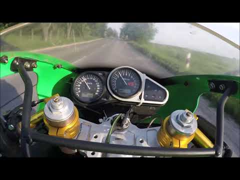 Kawasaki zx9r acceleration 100-210 1080p