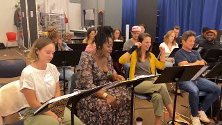 Go Inside the WAITRESS Rehearsal Room with Sara Bareilles &amp; More as They Perform "Opening Up"