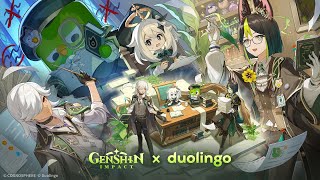 Genshin Impact × Duolingo Collaboration