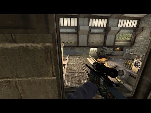 Nifty three AWP wallbangs vs. TyLoo on Cache