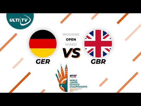 Germany vs. Great Britain - WJUC 2022 - U20 Open - Pool Play