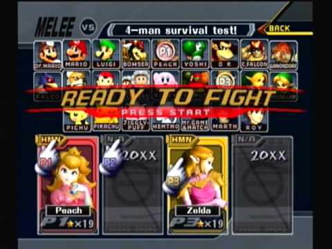 CoMo Clubhouse Melee - Nasty Nard (Sheik) VS Krevlar (Peach)