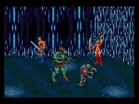 Golden Axe III 2 player Sega Genesis (hard, good ending)