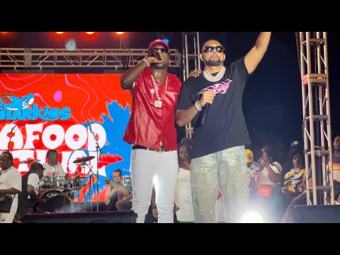 Sean Paul Shocked Charly Black N Mash Up Sharkies Festival 2023, Live Performance