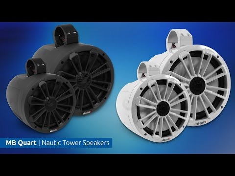 MB Quart 8" Coaxial Wakeboard Tower Speaker (NT1-120B)-video