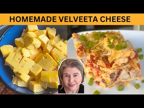 3 INGREDIENT Homemade Velveeta Cheese & Mexican Chicken Casserole Recipe Tutorial!