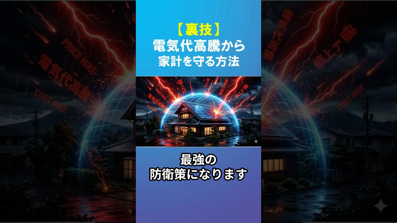 【悲報】電気代高騰から家計を守る唯一の裏ワザ