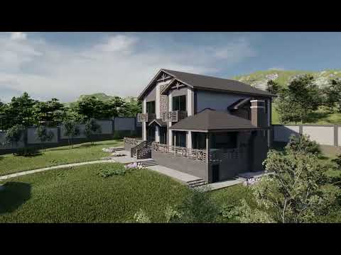 3D vizualizasiya videosunun ilk kadrı