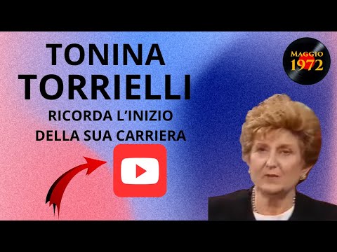 Tonina Torrielli ricorda gli inizi della sua carriera