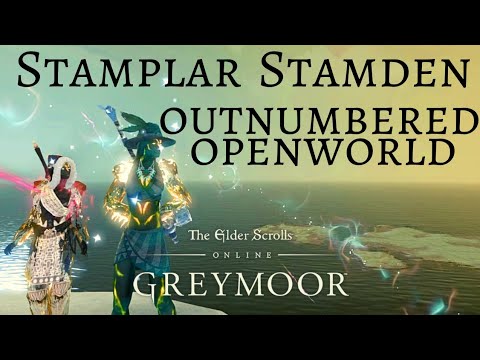 ESO Stamina Templar Destruction - Greymoor Outnumbered PvP