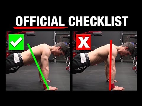 The Official Push-Up Checklist (AVOID MISTAKES!)
