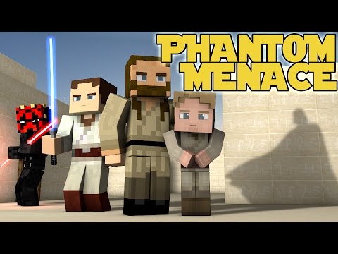 Minute Minecraft Parodies - Minecraft Parody - STAR WARS: THE PHANTOM MENACE! - (Minecraft Animation)