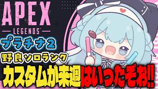 【APEX/プラチナ２】初見さんもおはよう🌞キーマウソロランク【ゆるりめぐ/vtuber】