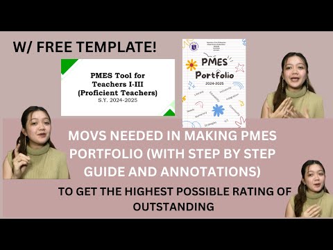 MOVs NEEDED IN PMES PORTFOLIO/REPOSITORY FOR S.Y. 2024-2025 W/ STEP BY STEP GUIDE & ANNOTATIONS