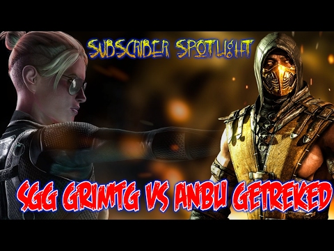 SGG GrimTG (Cassie) vs ANBU Getreked (Scorpion) | Mortal Kombat X Subscriber Spotlight