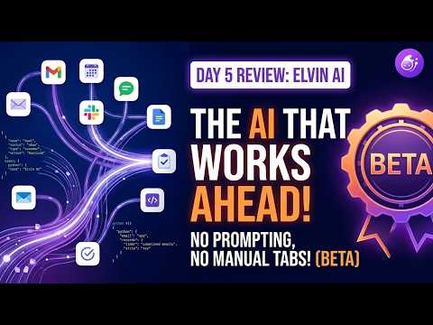 Testing Elvin AI: Can an Agent Work Before You Ask It To?