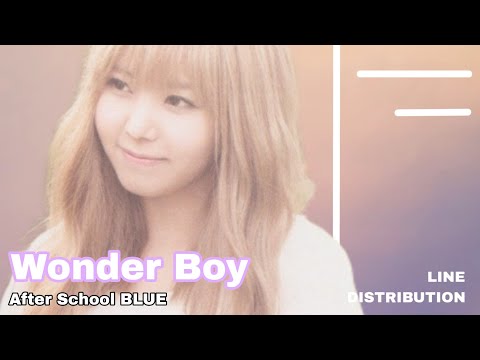 After School BLUE - Wonder Boy [Line Distribution]
