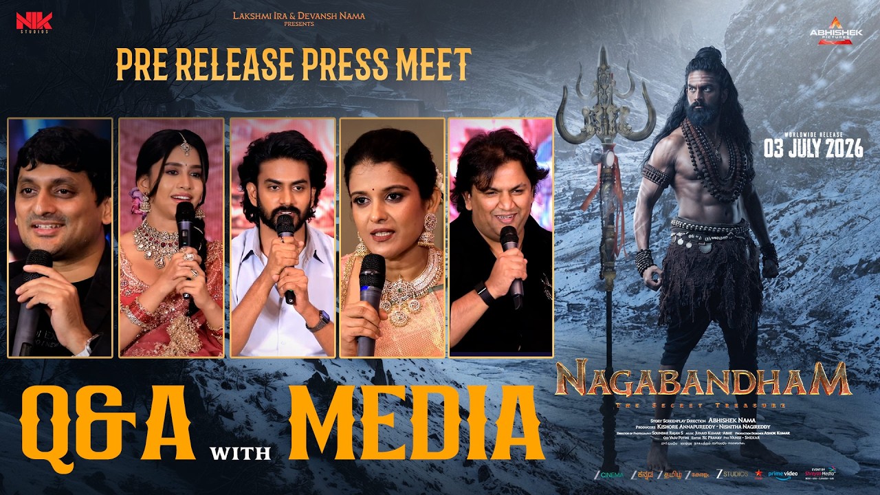Q&A With Media at Nagabandham Pre - Release Press Meet | Virat Karrna | Nabha Natesh | Shreyas Media