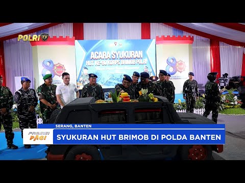 POLDA BANTEN GELAR SYUKURAN HUT KE-80 KORPS BRIMOB POLRI