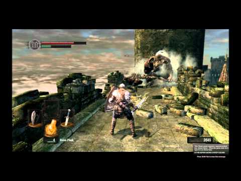 SilentShadow plays Dark Souls : Taurus Demon Fail...