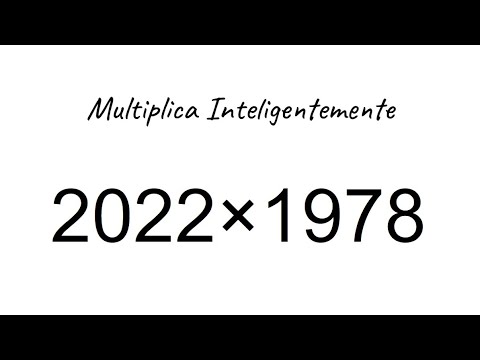 CÓMO MULTIPLICAR NÚMEROS GRANDES USANDO PROPIEDADES. Matemáticas Básicas