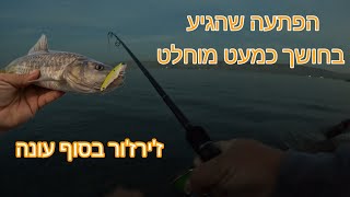 דיג בז'ירז'ור בסוף העונה עם הפתעה שמגיע בחושךFishing in the Kinneret in the dark