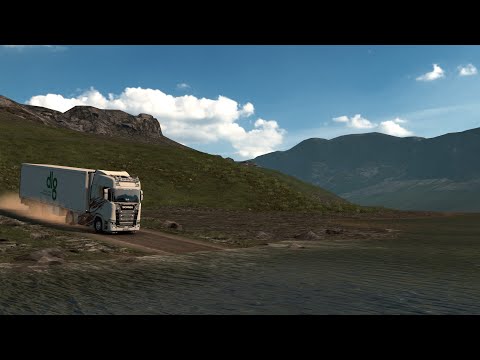 ETS2 | 1440p | Iceland Revisited (Part 2) Inappropriate Detour - Scania S520  (No Commentary)