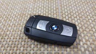 How to change / replace smart key fob Battery BMW 1, 3, 5, 7 series & X5 FCC KR55WK49147