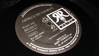 GHYBLJ & The Saharians ‎- Want You (House Version)