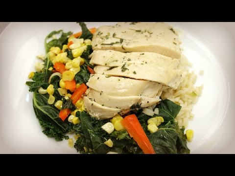 Poached Chicken Tarragon at Plate 108